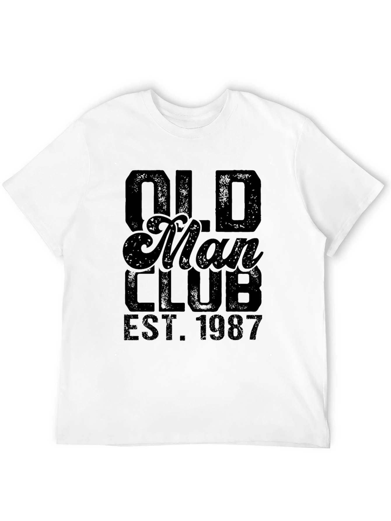 Old Man Club EST. 1987 Black T-Shirt