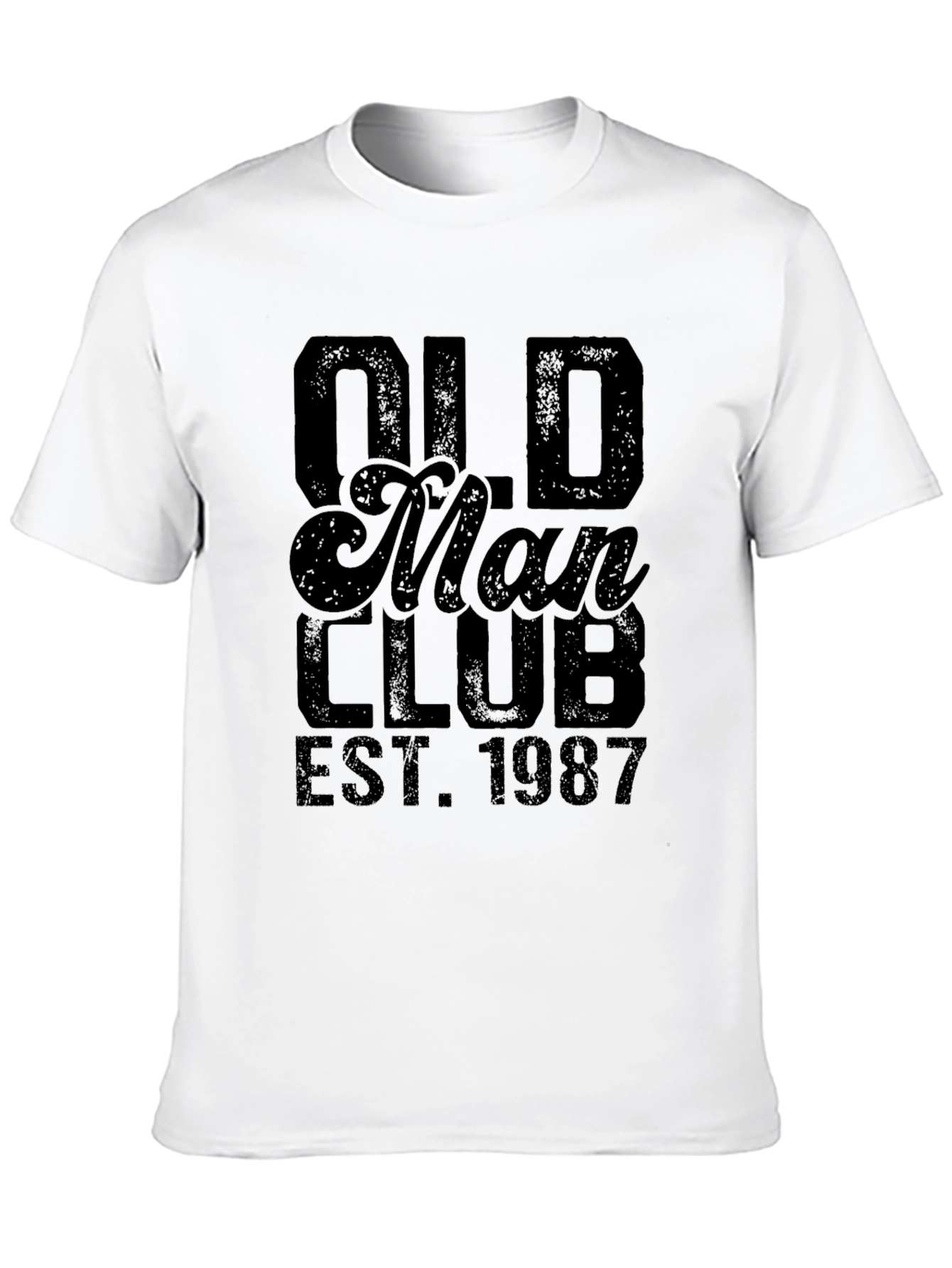 Old Man Club EST. 1987 Black T-Shirt