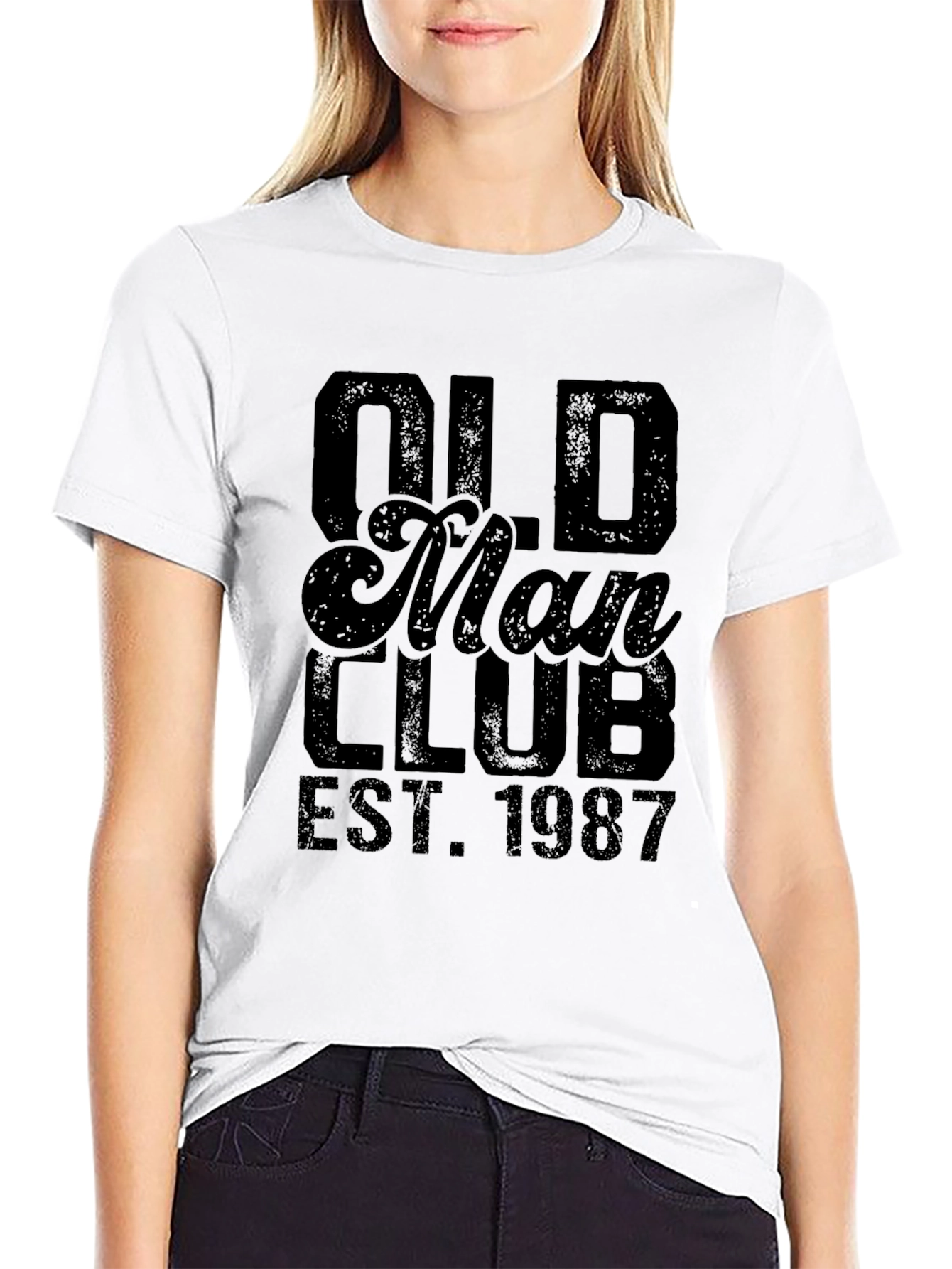 Old Man Club EST. 1987 Black T-Shirt