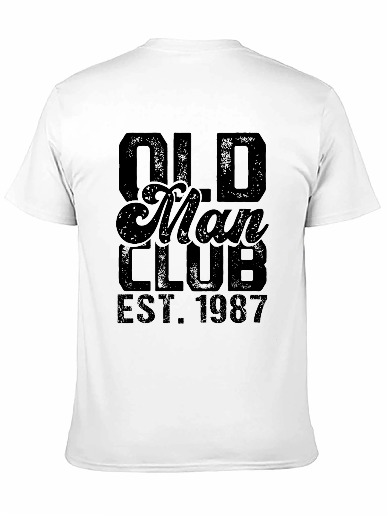 Old Man Club EST. 1987 Black T-Shirt