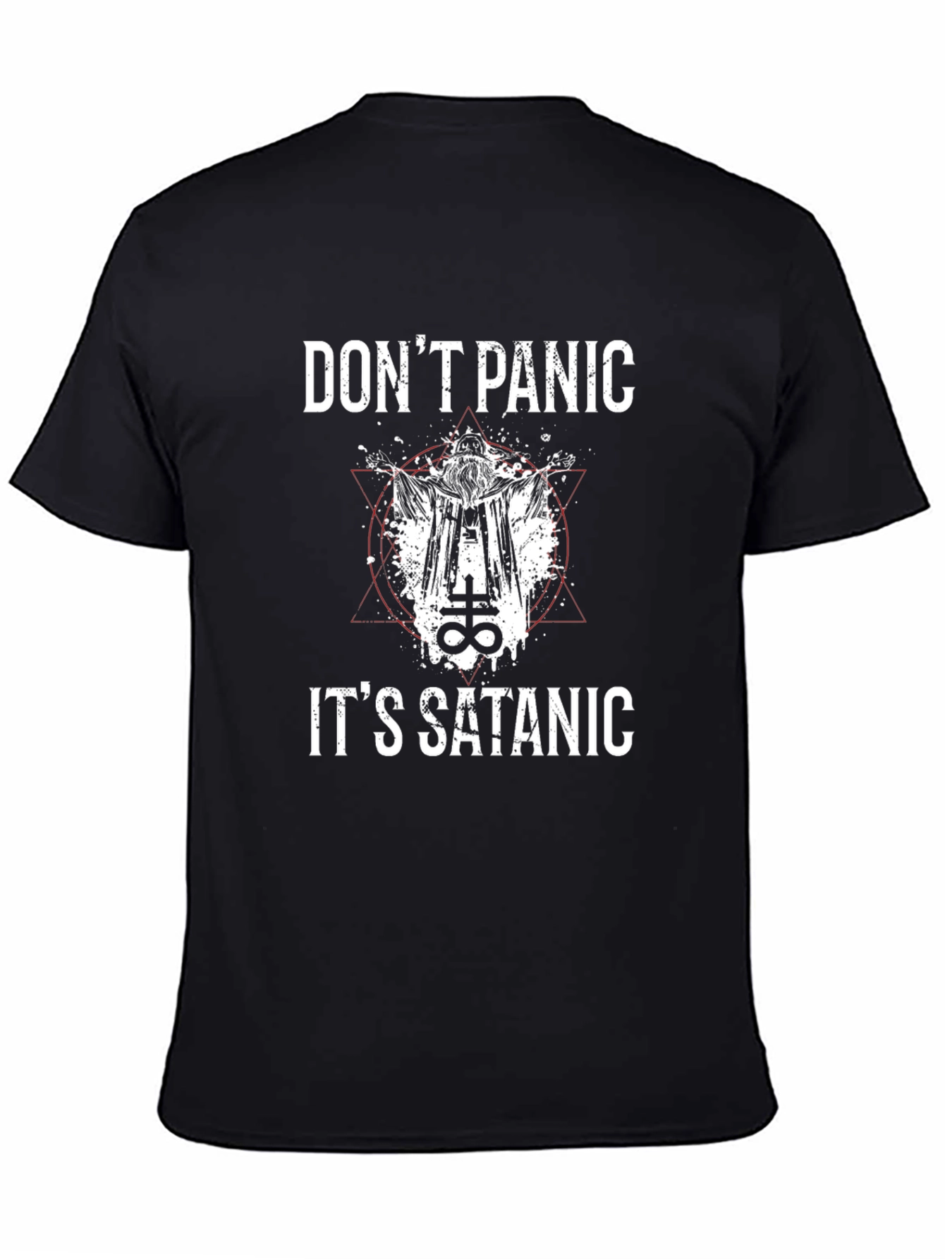 Dont Panic Its Satanic Graphic Tee