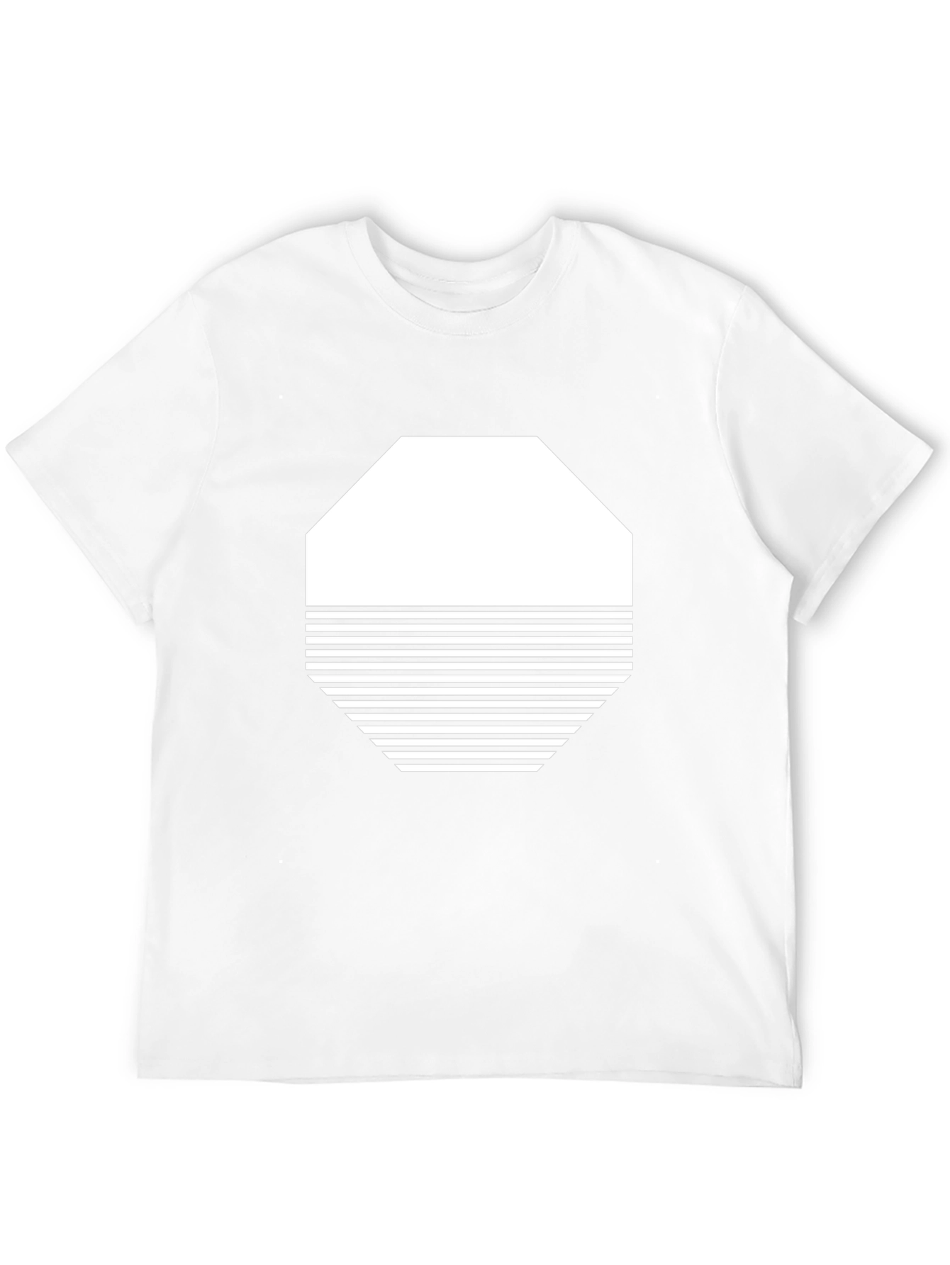 Abstract Graphic Tee - Modern Black T-Shirt