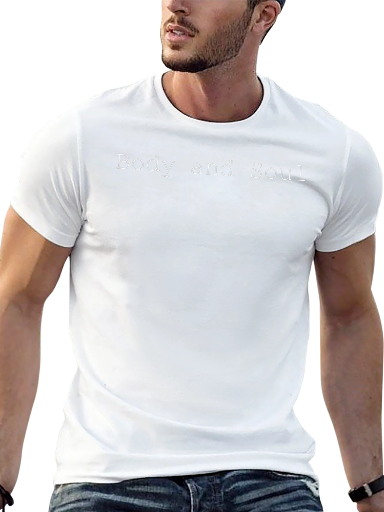 Body and Soul Black Graphic Tee