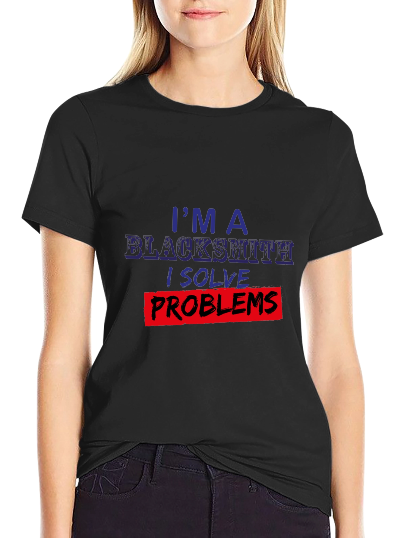 Blacksmith Problem Solver T-Shirt - Unique Design