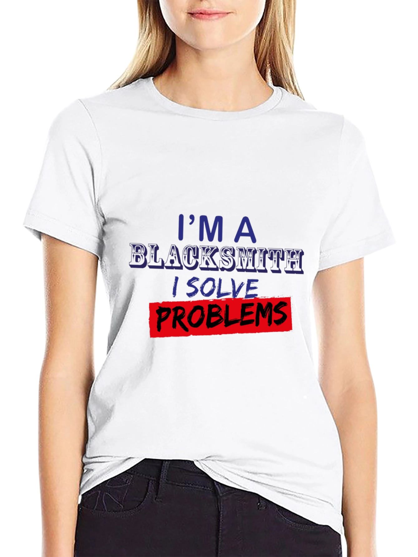 Blacksmith Problem Solver T-Shirt - Unique Design