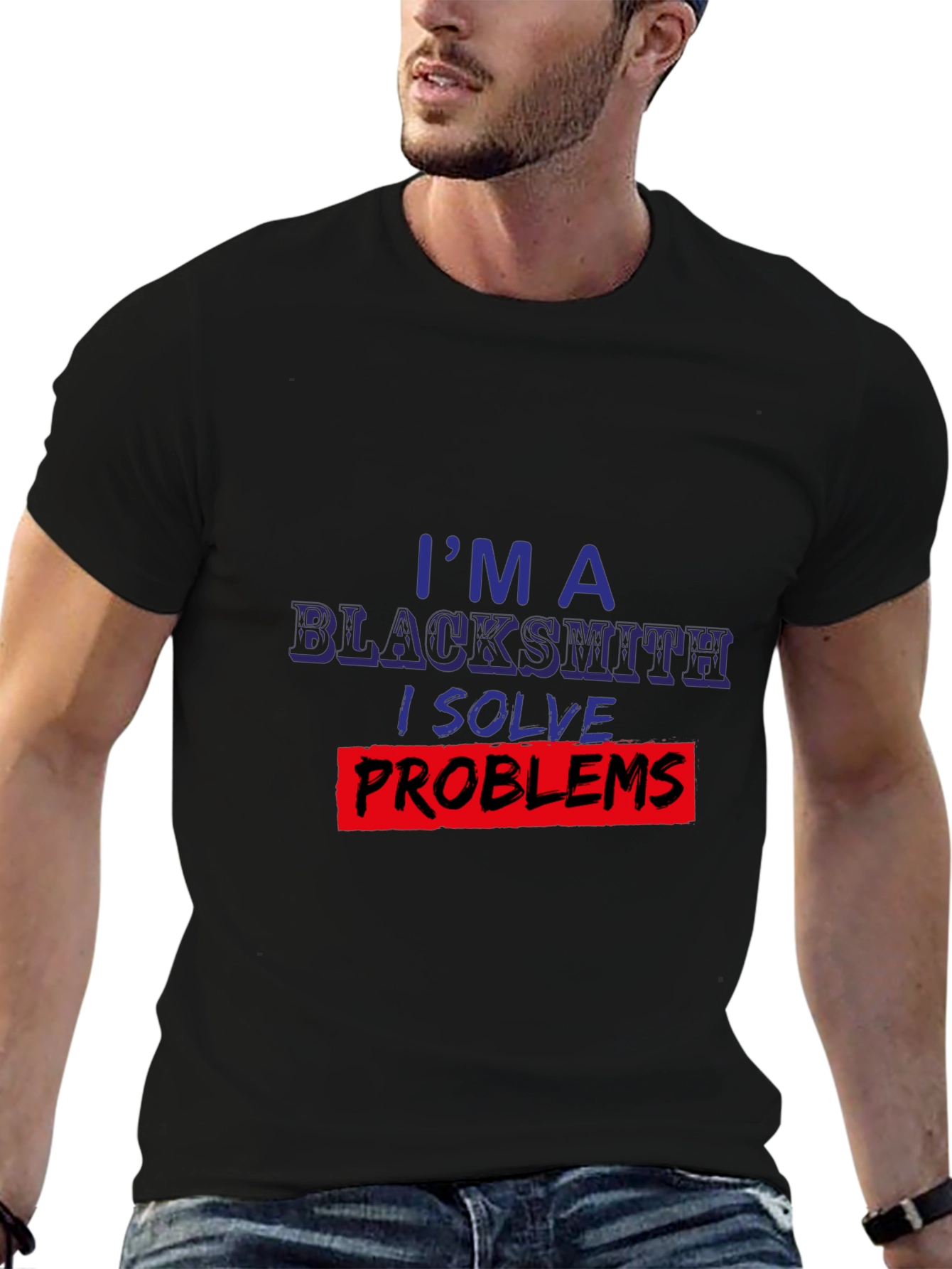 Blacksmith Problem Solver T-Shirt - Unique Design