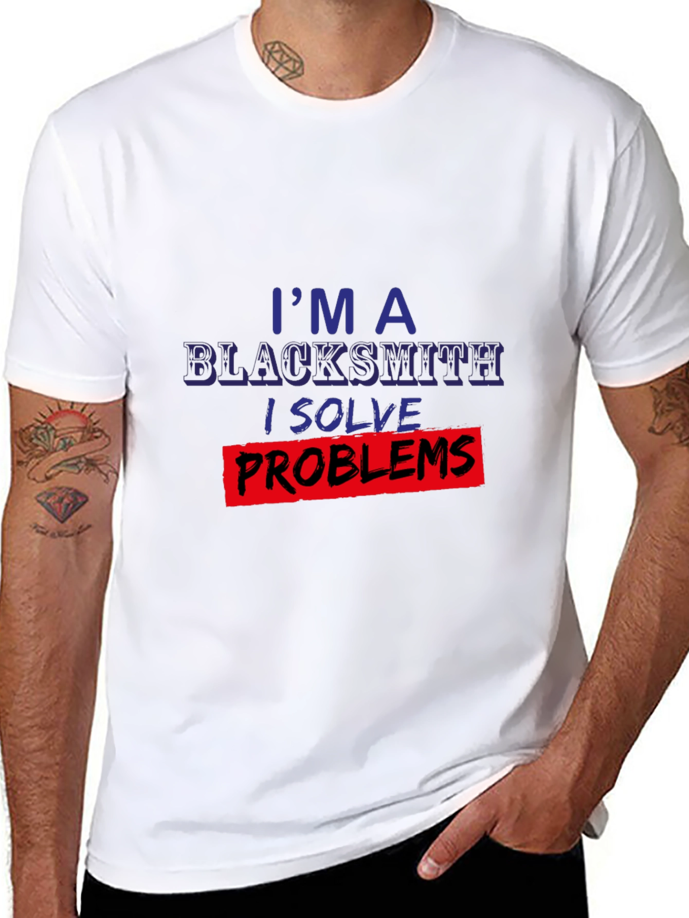 Blacksmith Problem Solver T-Shirt - Unique Design