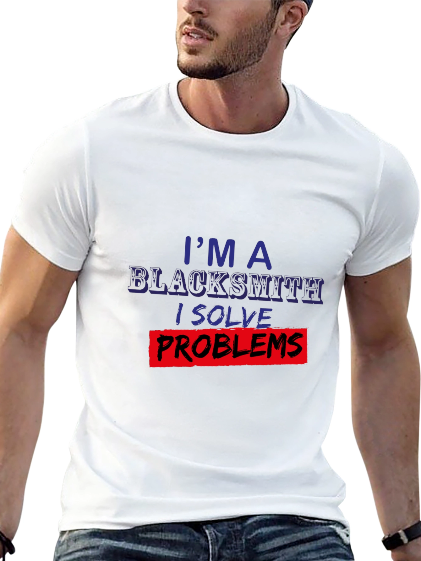 Blacksmith Problem Solver T-Shirt - Unique Design
