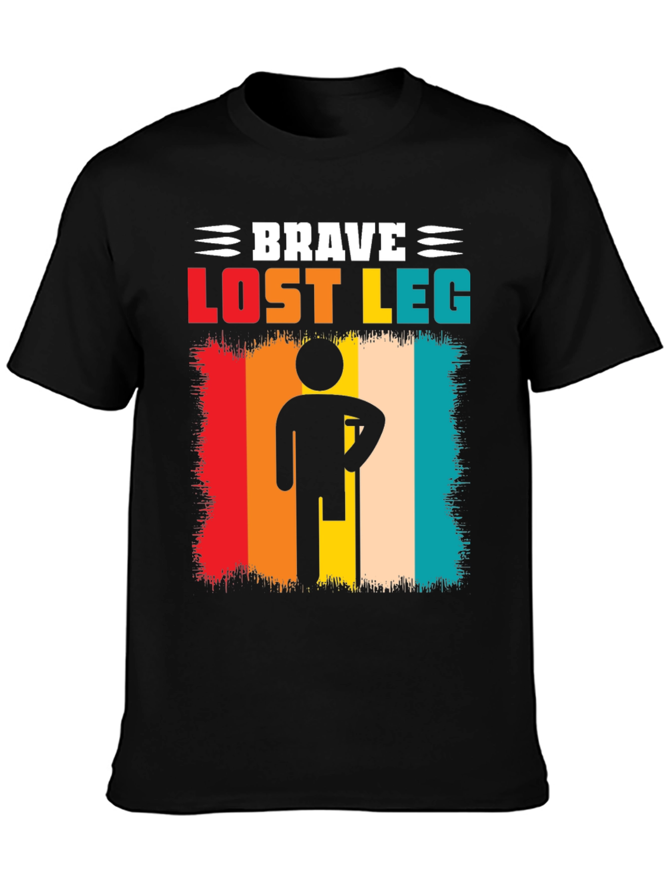 Brave Lost Leg T-Shirt - Amputee Pride