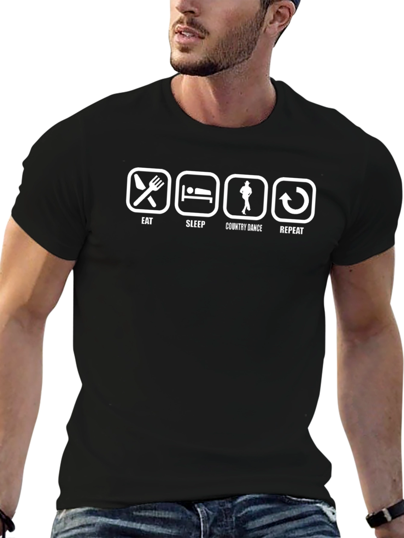 Eat Sleep Country Dance Repeat T-Shirt