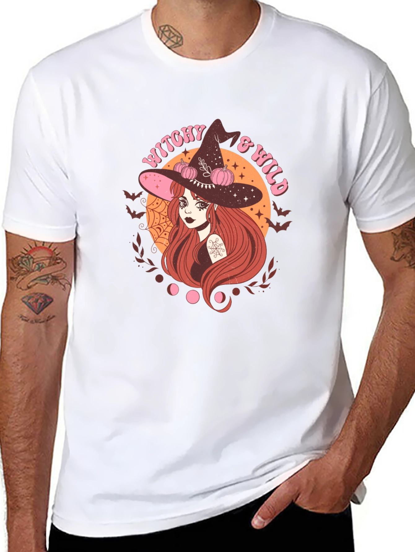Witchy & Wild Graphic Tee - Halloween T-Shirt