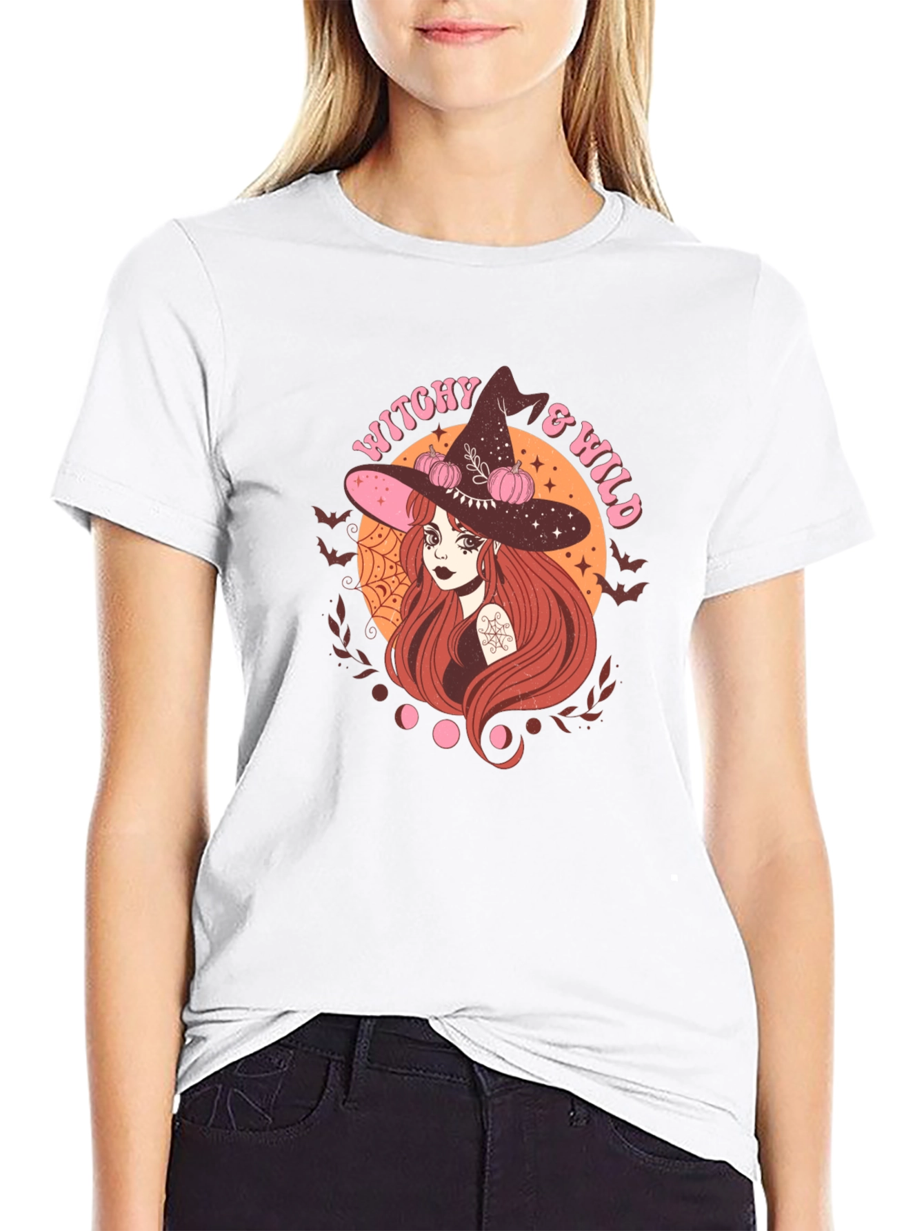 Witchy & Wild Graphic Tee - Halloween T-Shirt