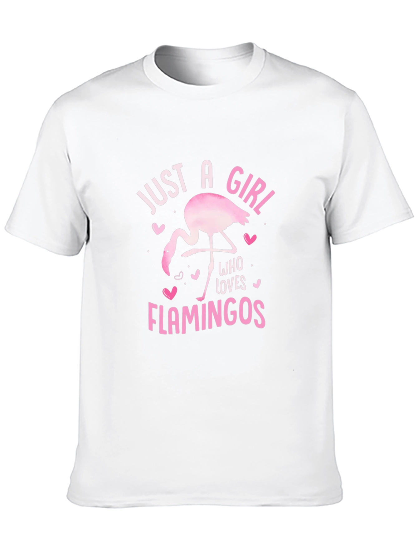 Just A Girl Who Loves Flamingos T-Shirt