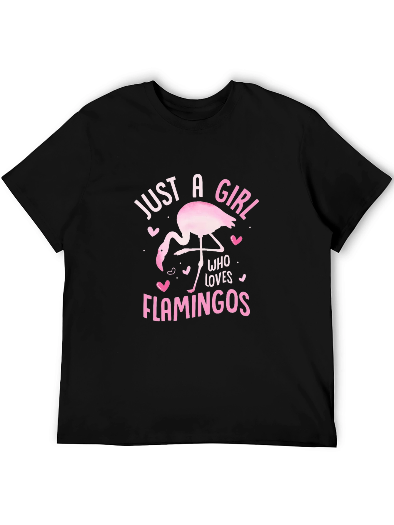 Just A Girl Who Loves Flamingos T-Shirt