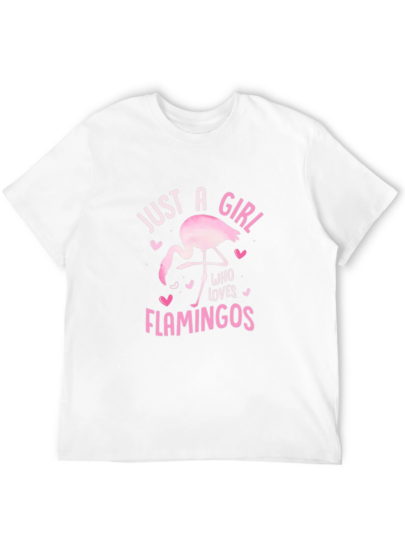 Just A Girl Who Loves Flamingos T-Shirt
