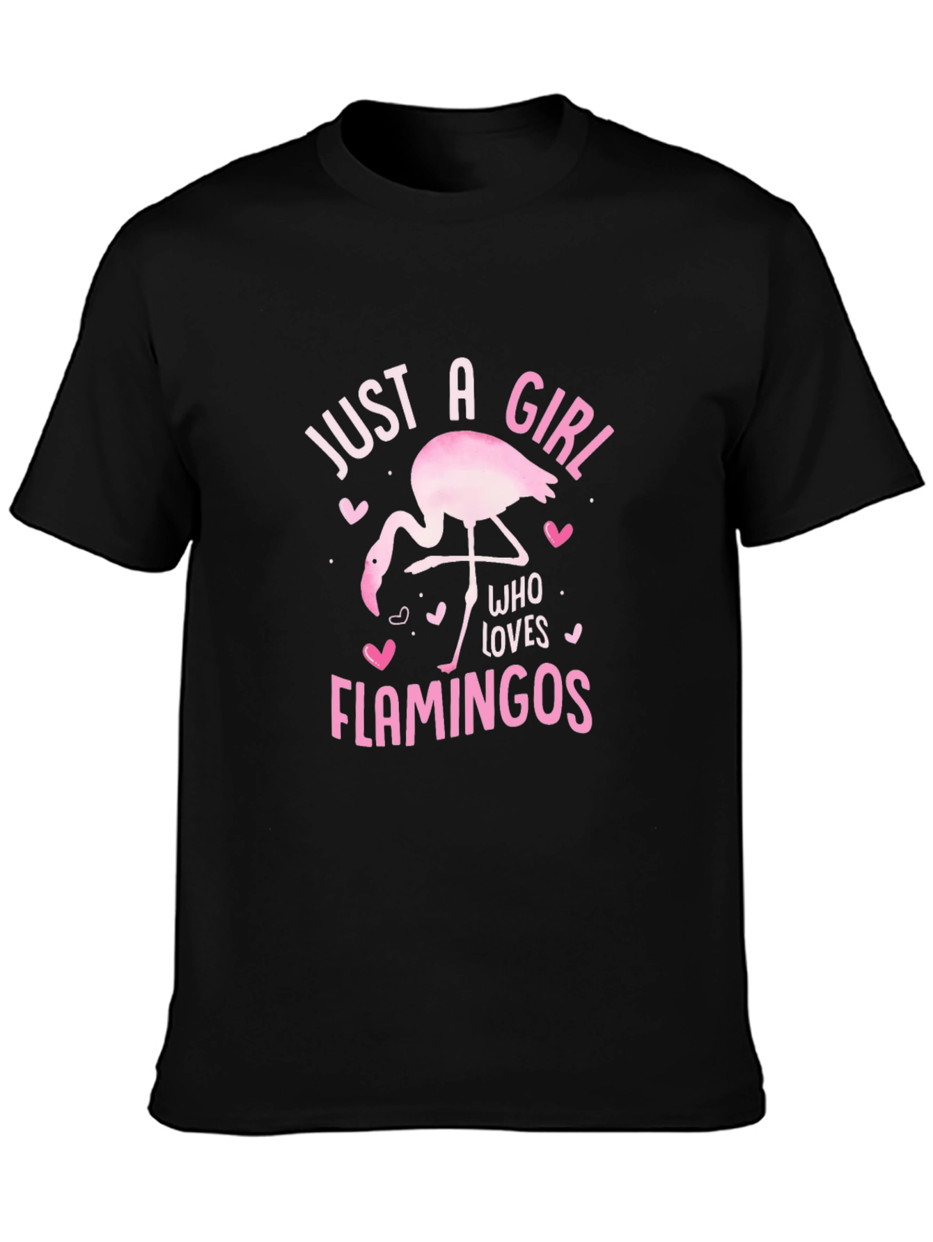 Just A Girl Who Loves Flamingos T-Shirt