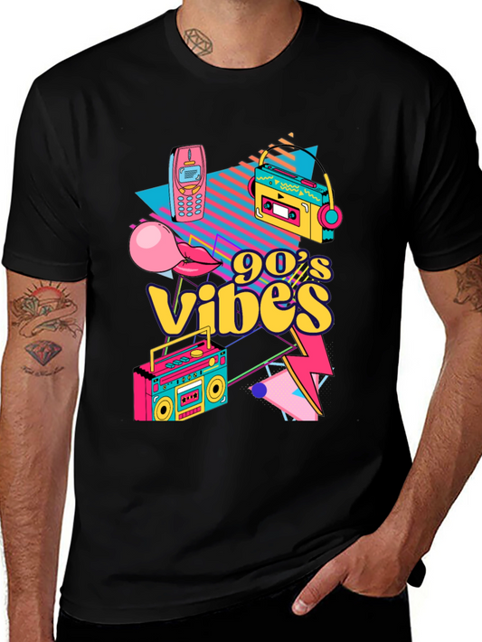 90s Vibes Graphic Tee - Retro Style T-Shirt