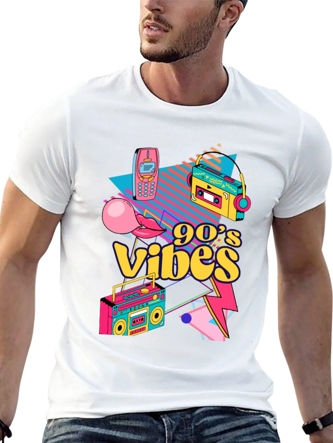 90s Vibes Graphic Tee - Retro Style T-Shirt
