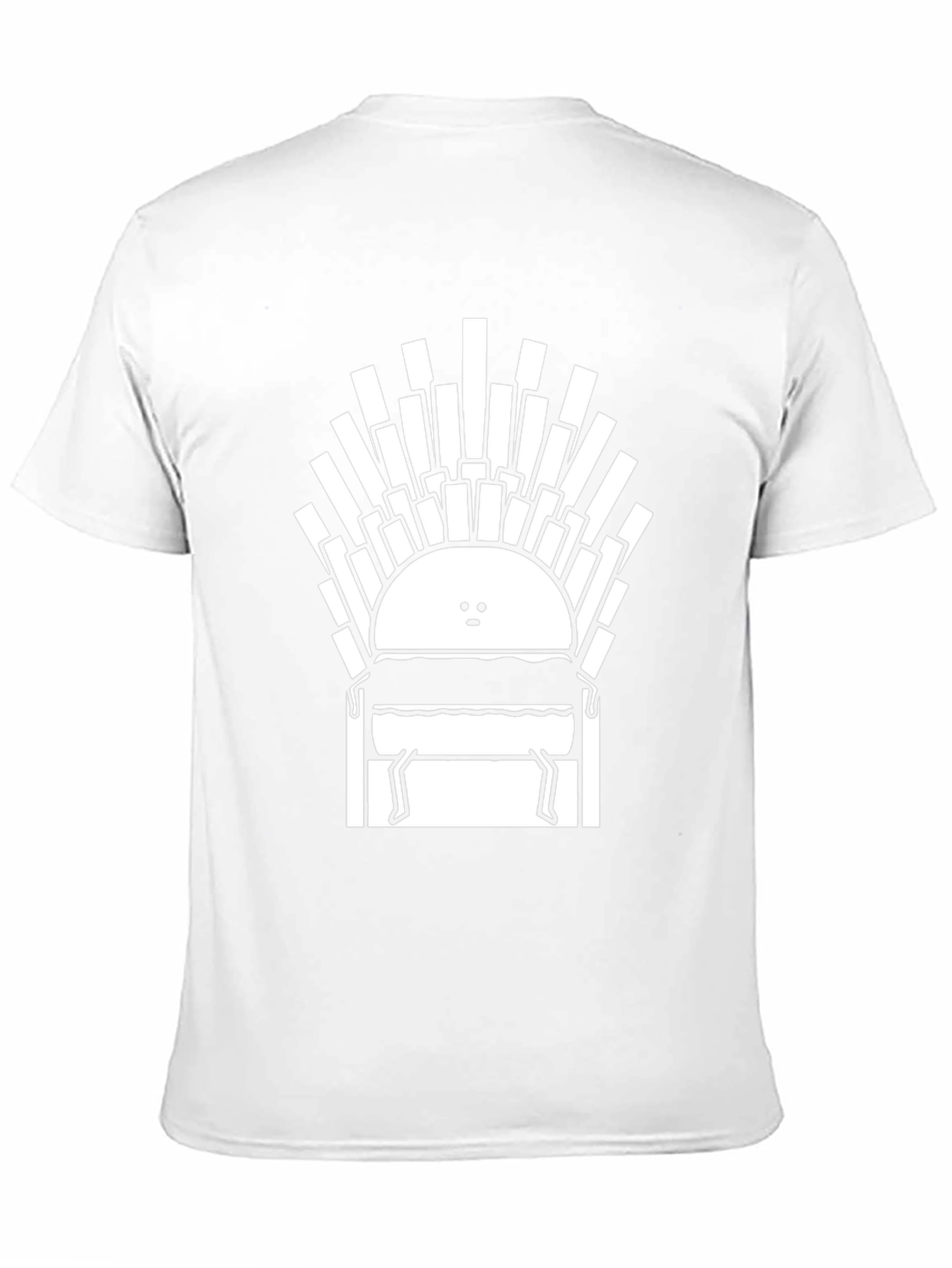Burger King T-Shirt Funny Food Throne