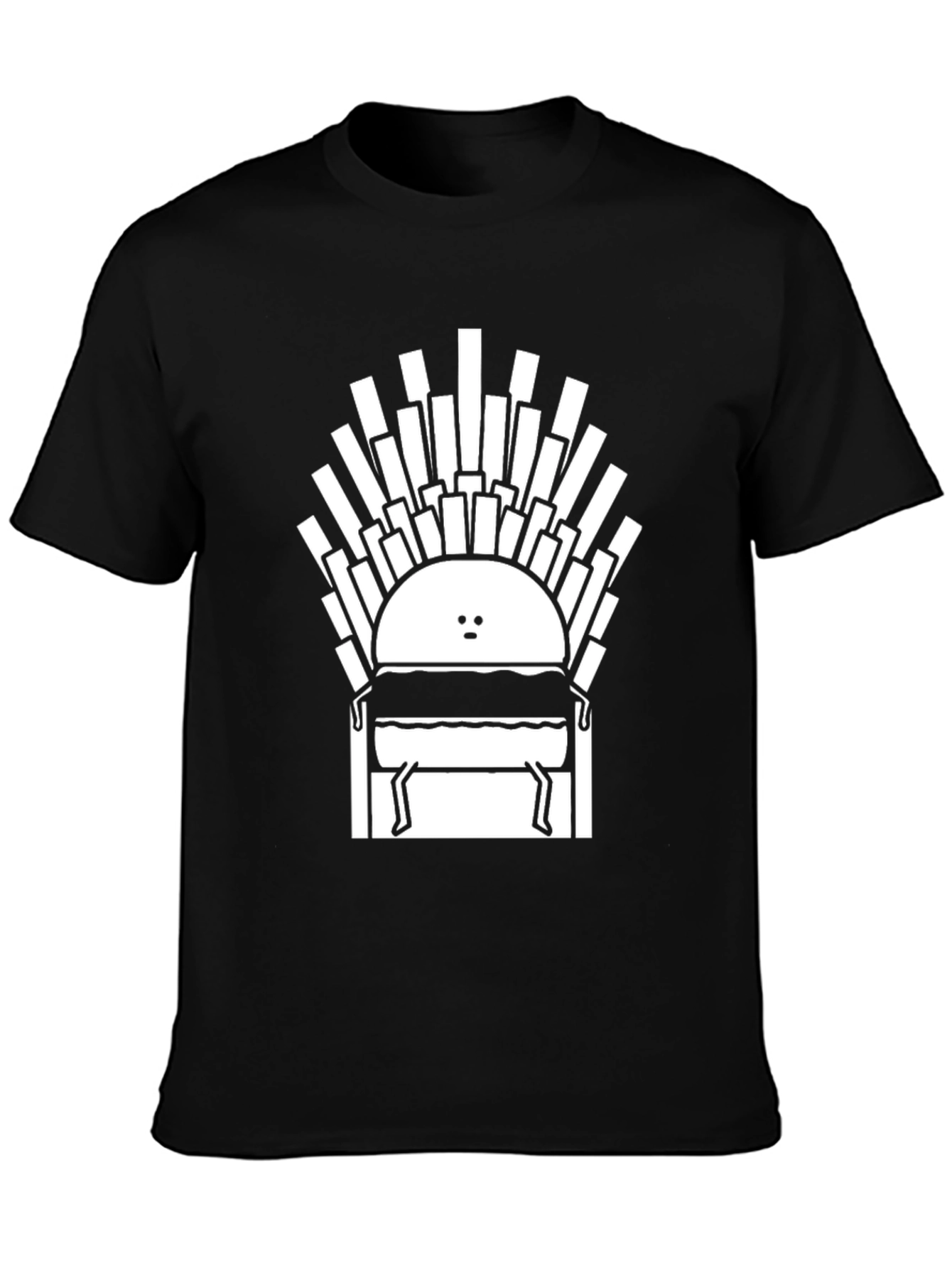 Burger King T-Shirt Funny Food Throne