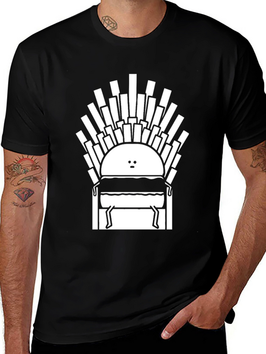 Burger King T-Shirt Funny Food Throne