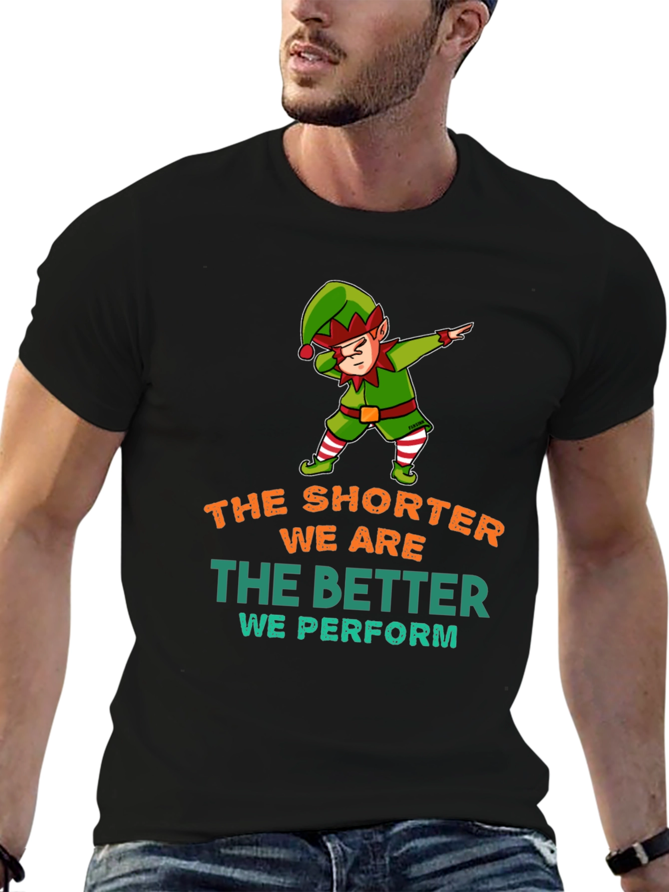 Funny Christmas Elf Dab T-Shirt