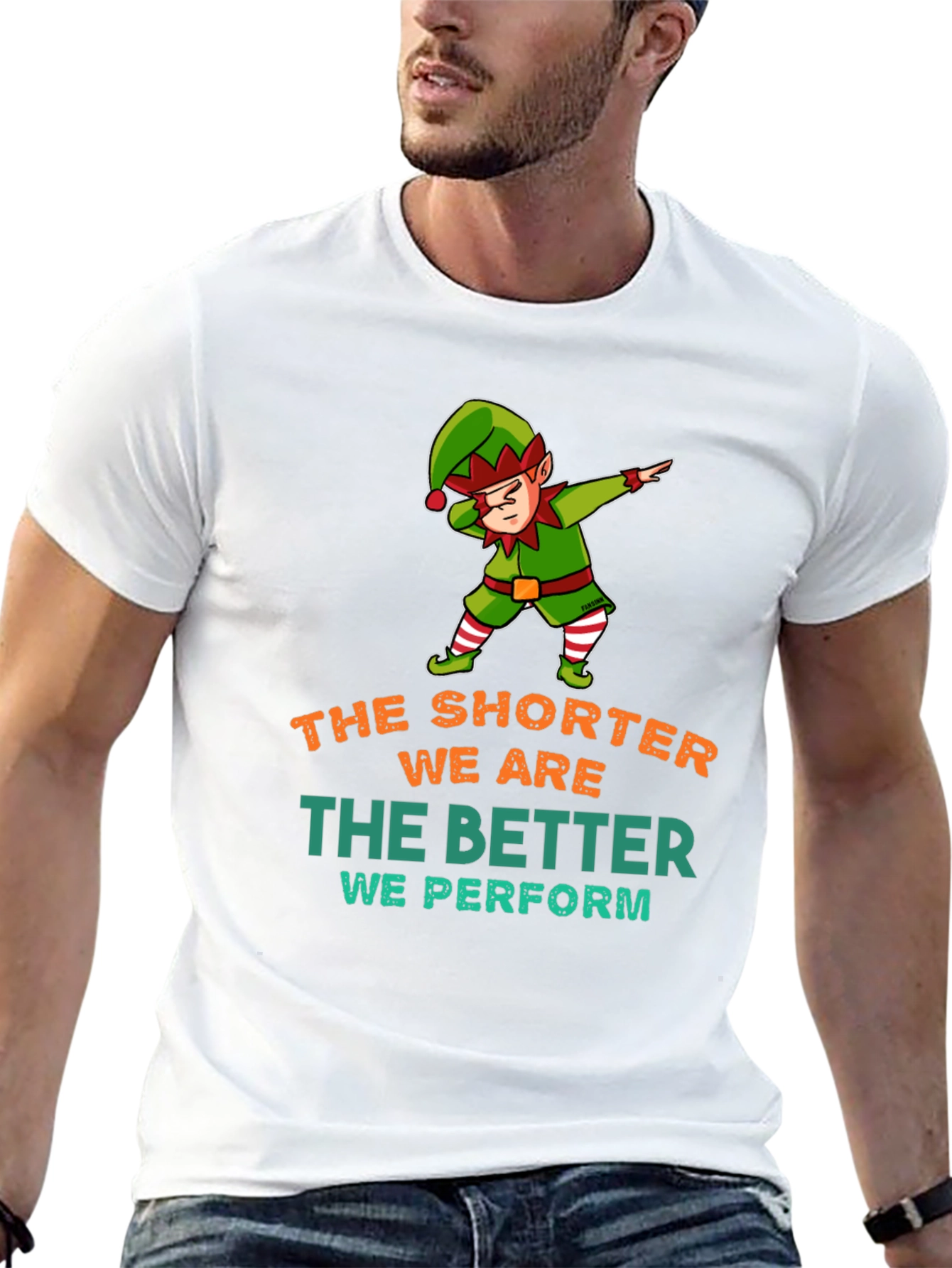 Funny Christmas Elf Dab T-Shirt