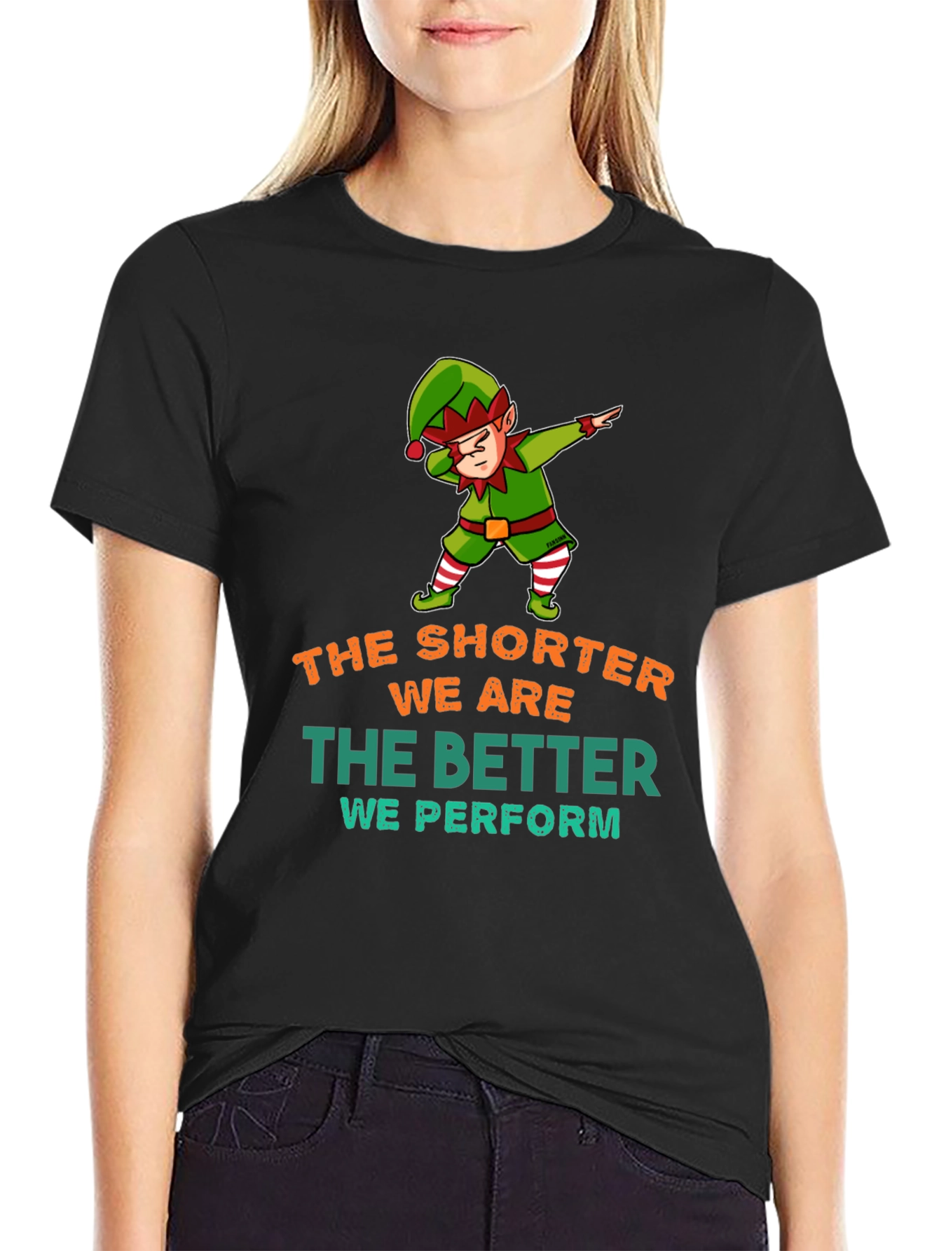 Funny Christmas Elf Dab T-Shirt