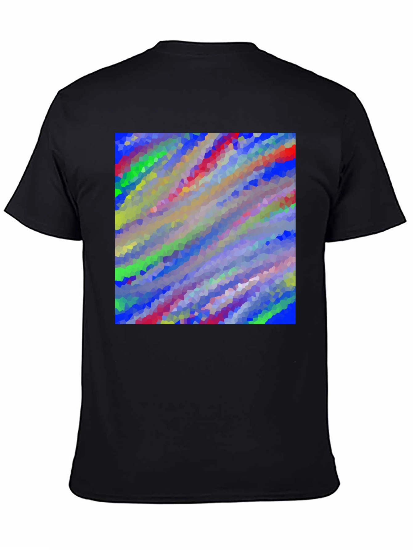Abstract Art Graphic Tee - Modern Black T-Shirt