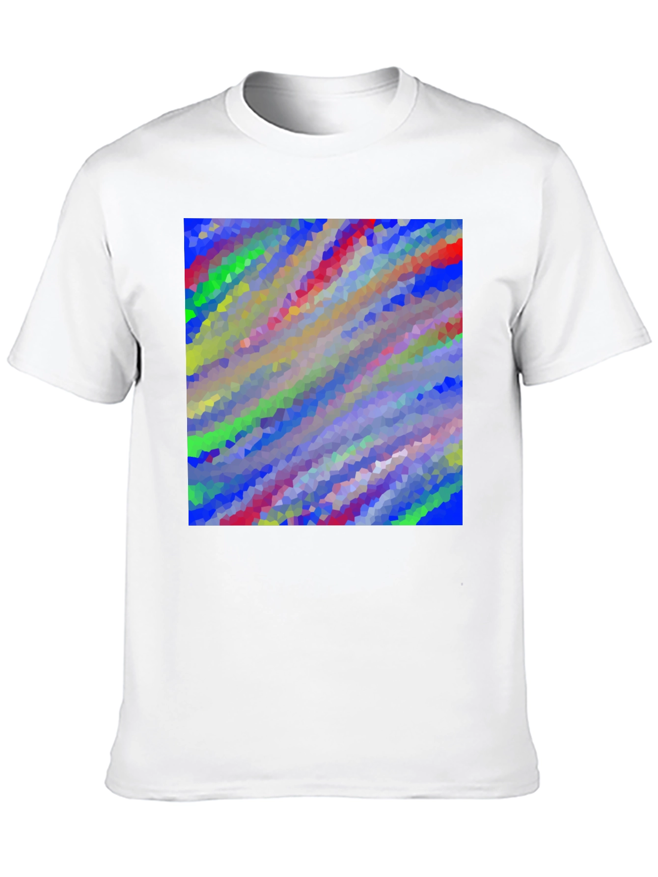 Abstract Art Graphic Tee - Modern Black T-Shirt