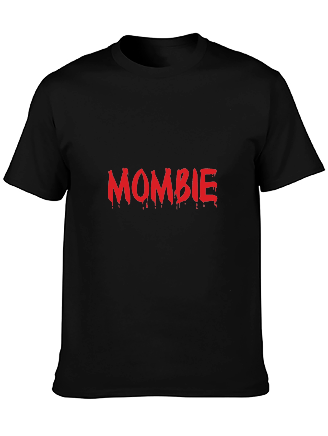 Mombie T-Shirt - Black Short Sleeve Graphic Tee
