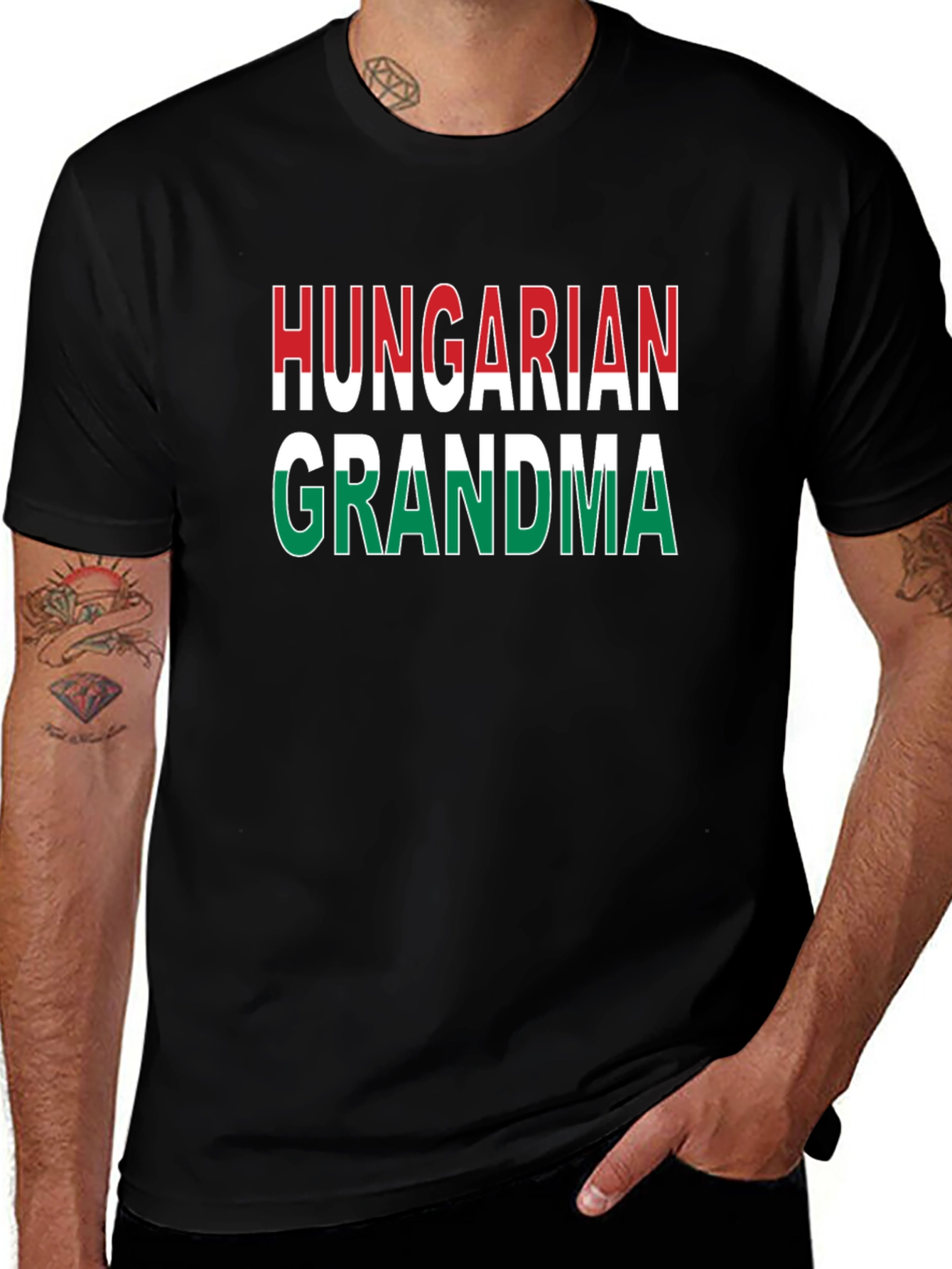 Hungarian Grandma Flag T-Shirt