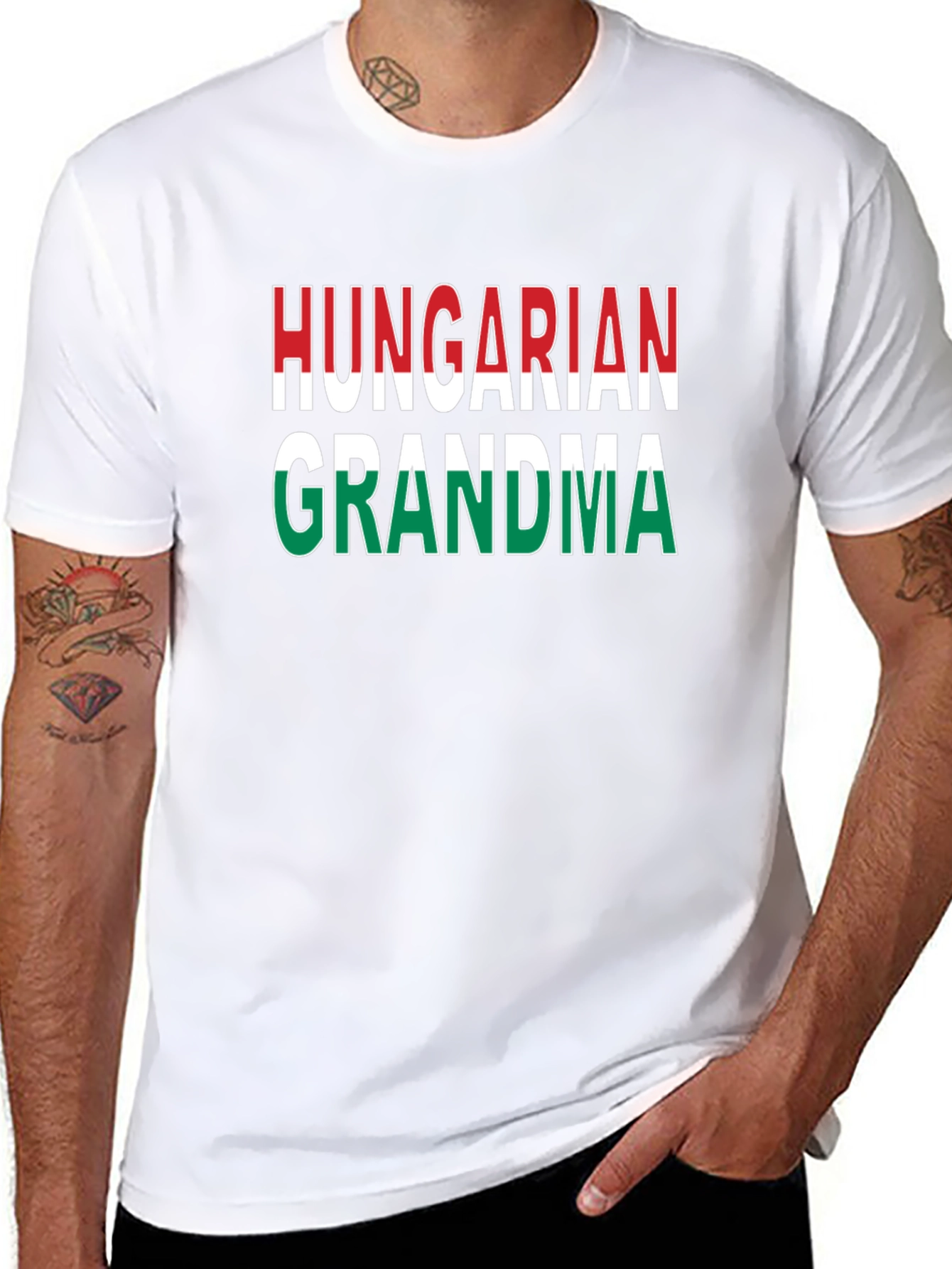 Hungarian Grandma Flag T-Shirt