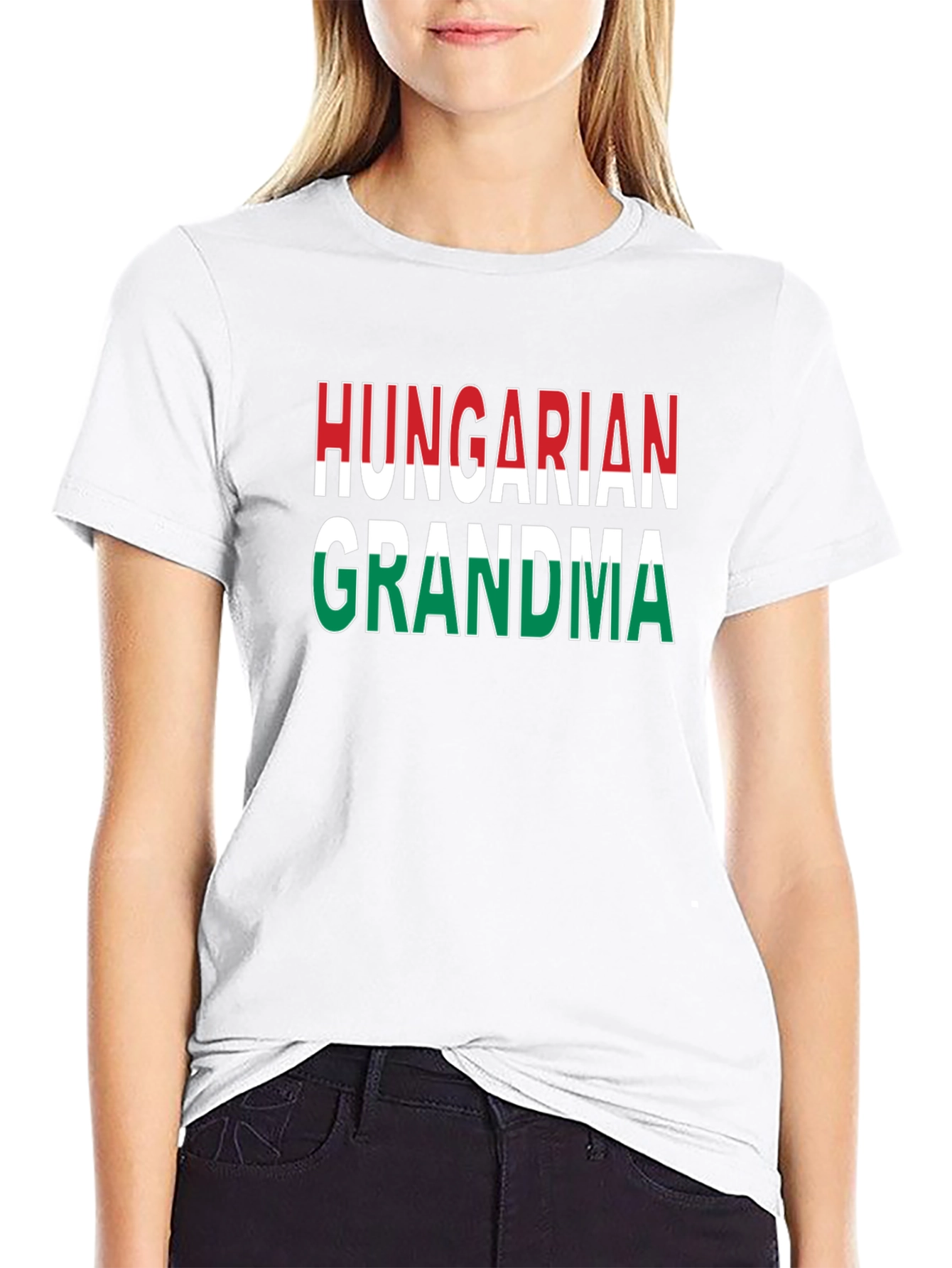 Hungarian Grandma Flag T-Shirt