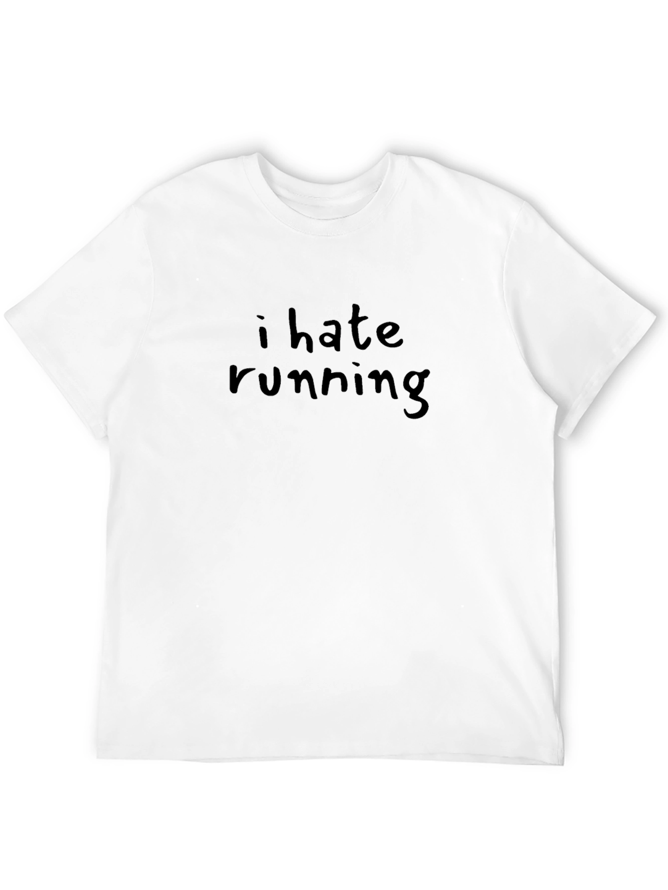 I Hate Running T-Shirt - Funny Workout Tee