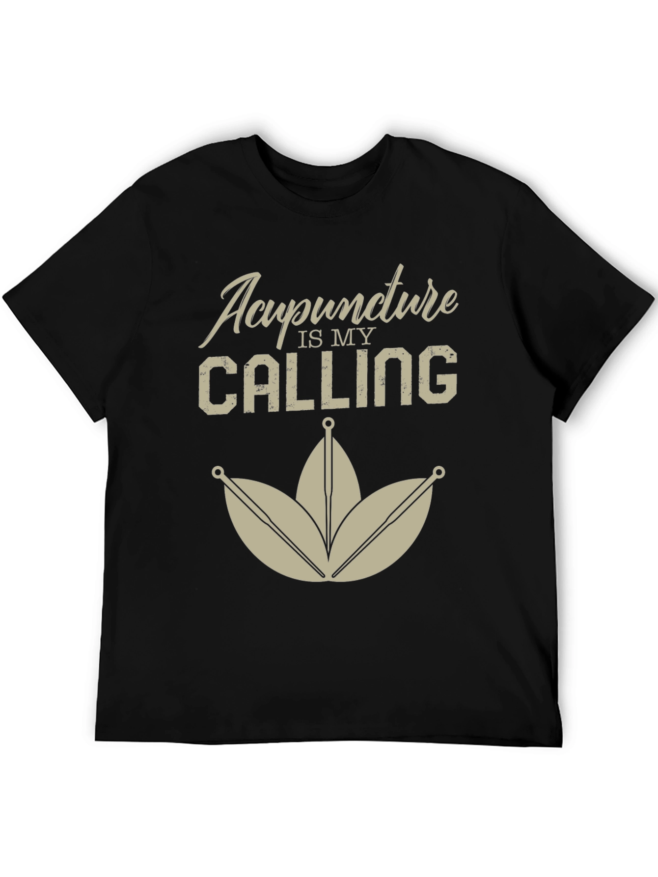 Acupuncture is My Calling Black T-Shirt