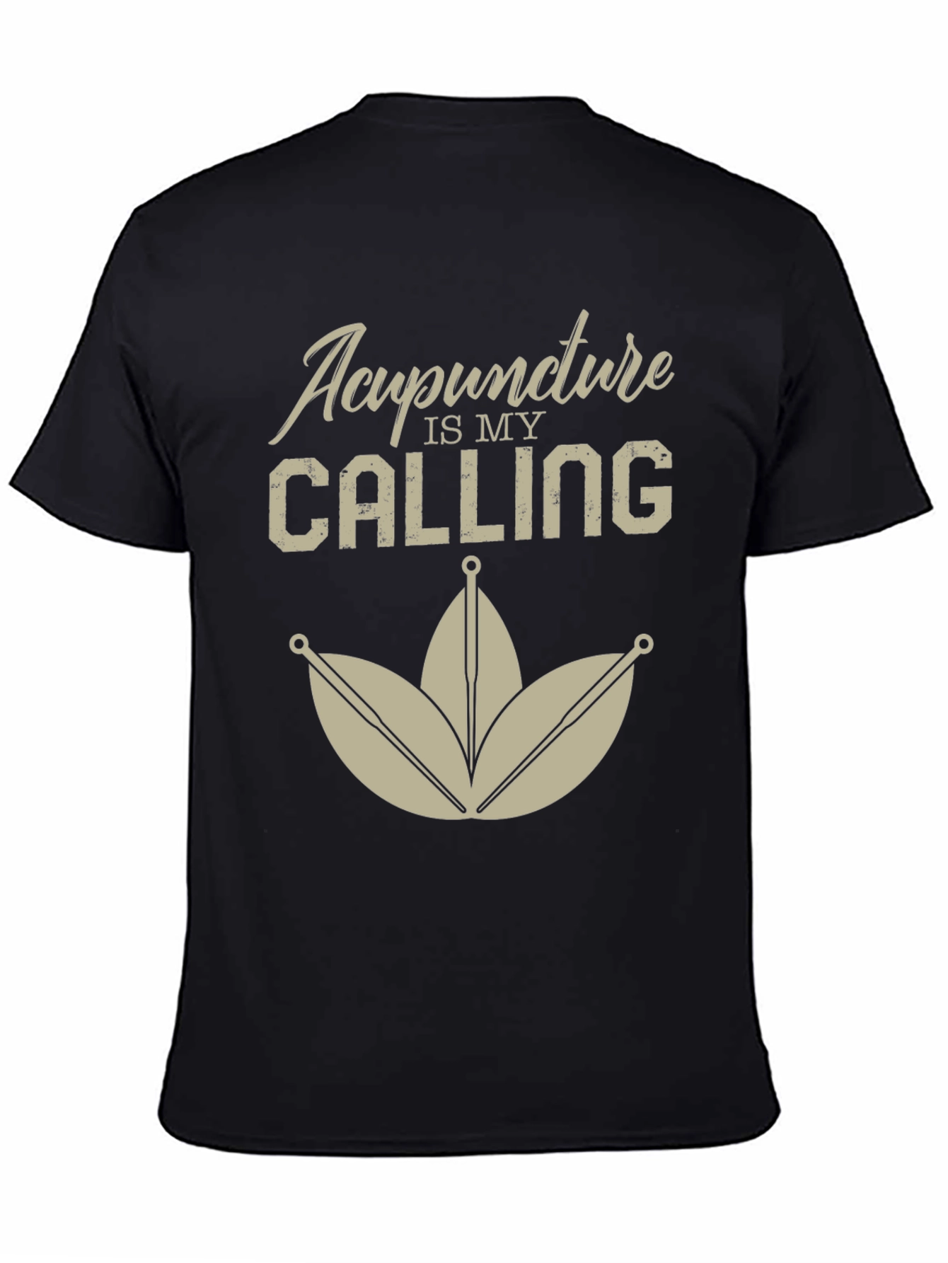 Acupuncture is My Calling Black T-Shirt