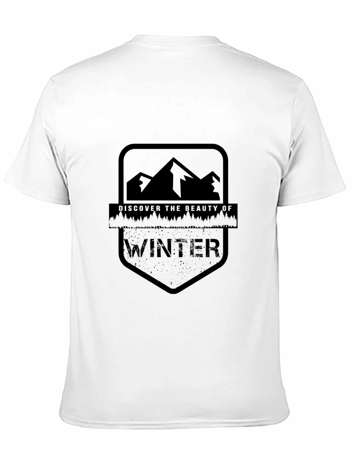 Winter Beauty Graphic Tee - Mountain Design