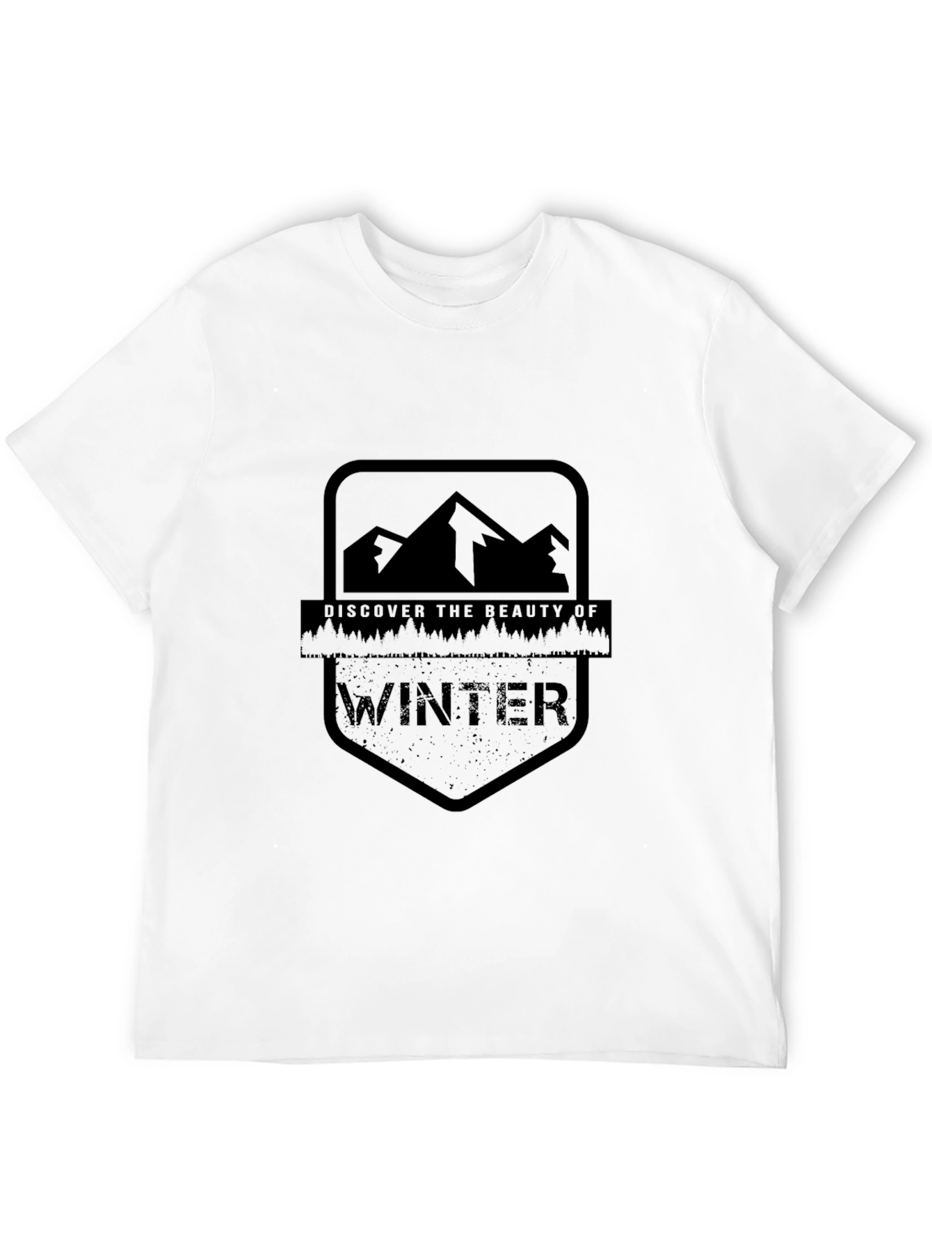 Winter Beauty Graphic Tee - Mountain Design