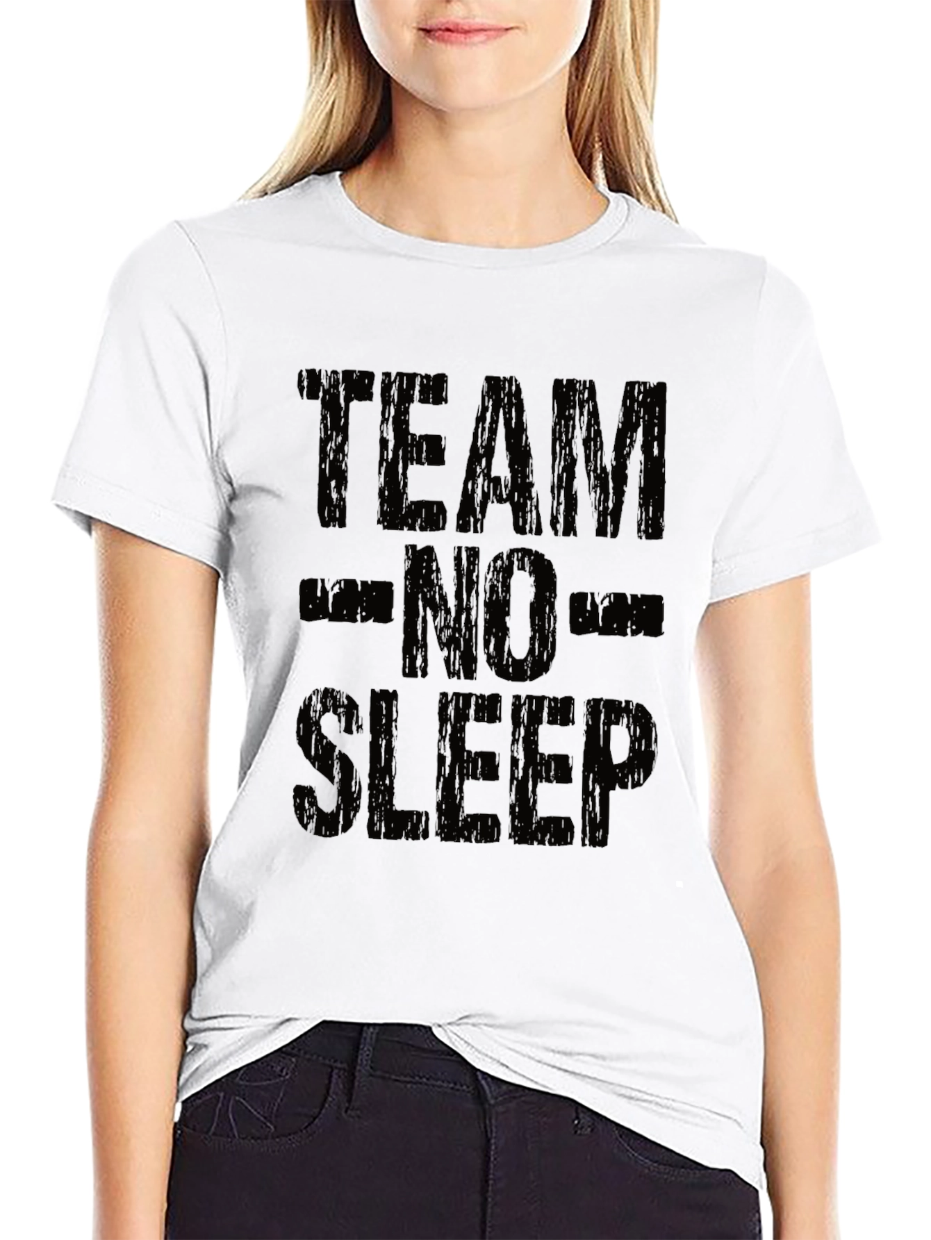 Team No Sleep Graphic T-Shirt - Black