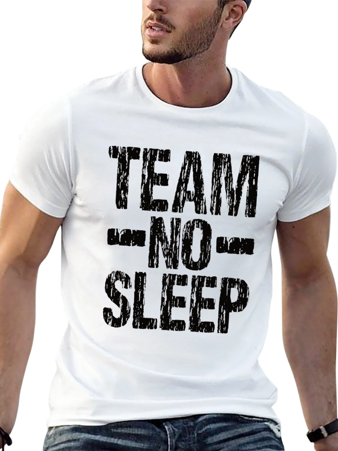 Team No Sleep Graphic T-Shirt - Black