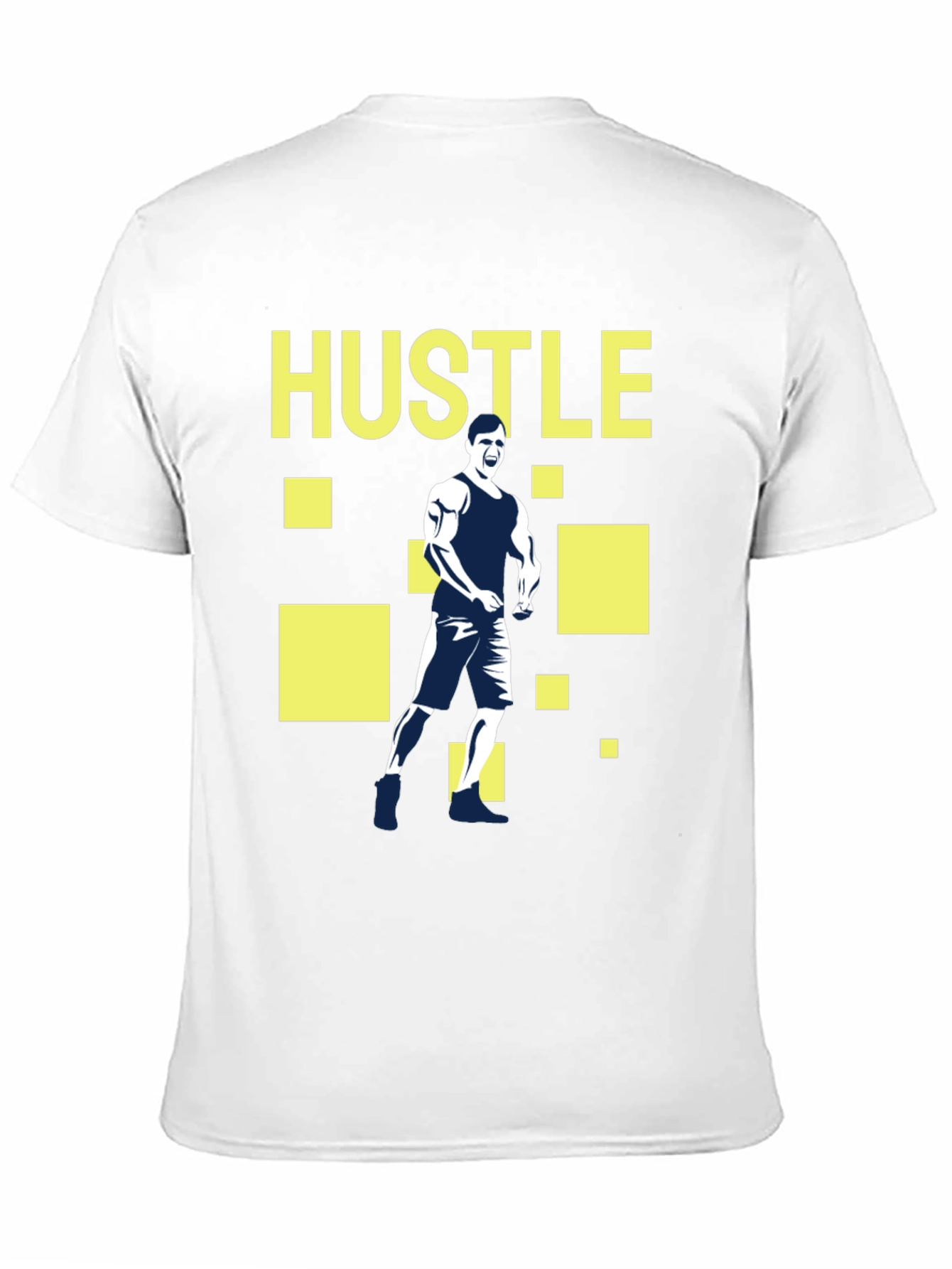 Hustle Graphic Tee - Motivational Fitness T-Shirt