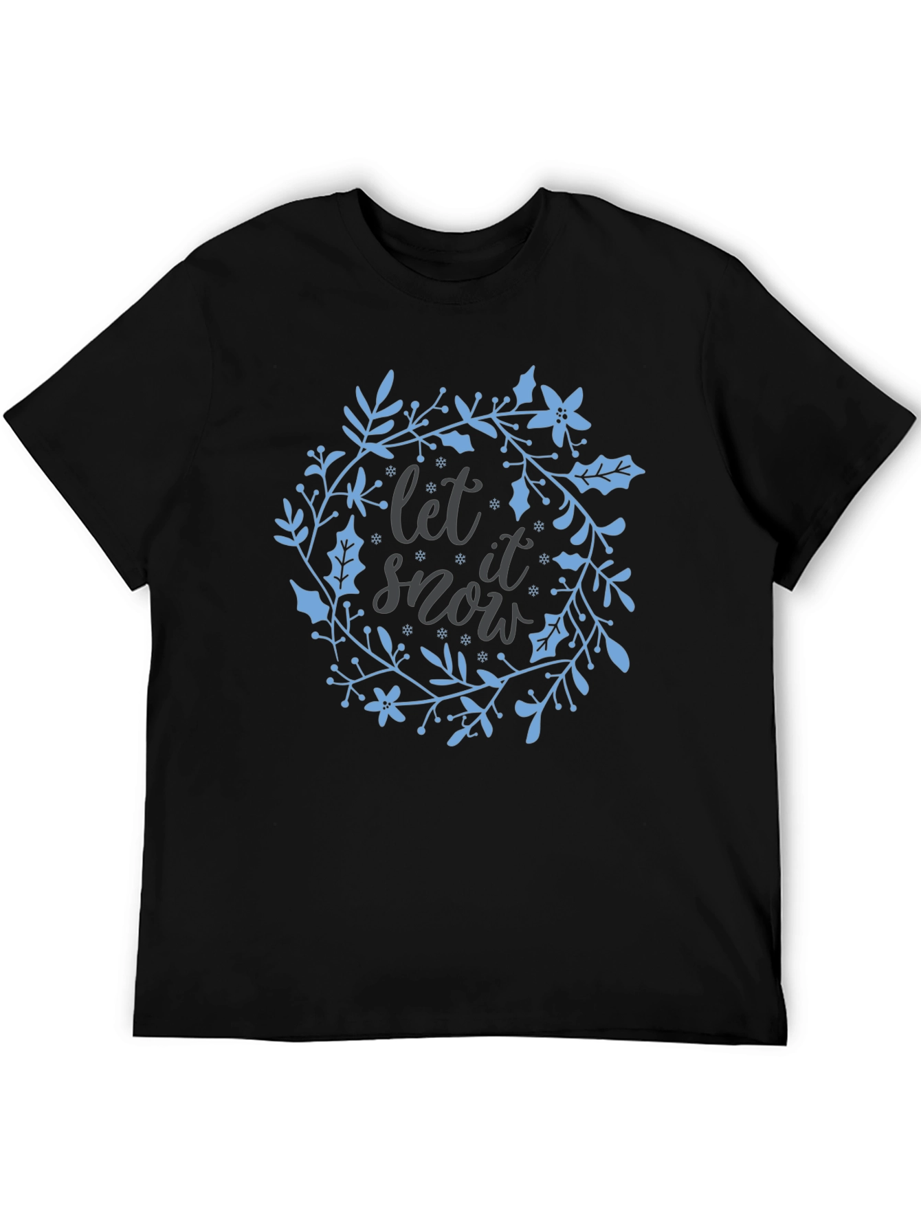 Festive Let it Snow Graphic Tee - Holiday Cheer