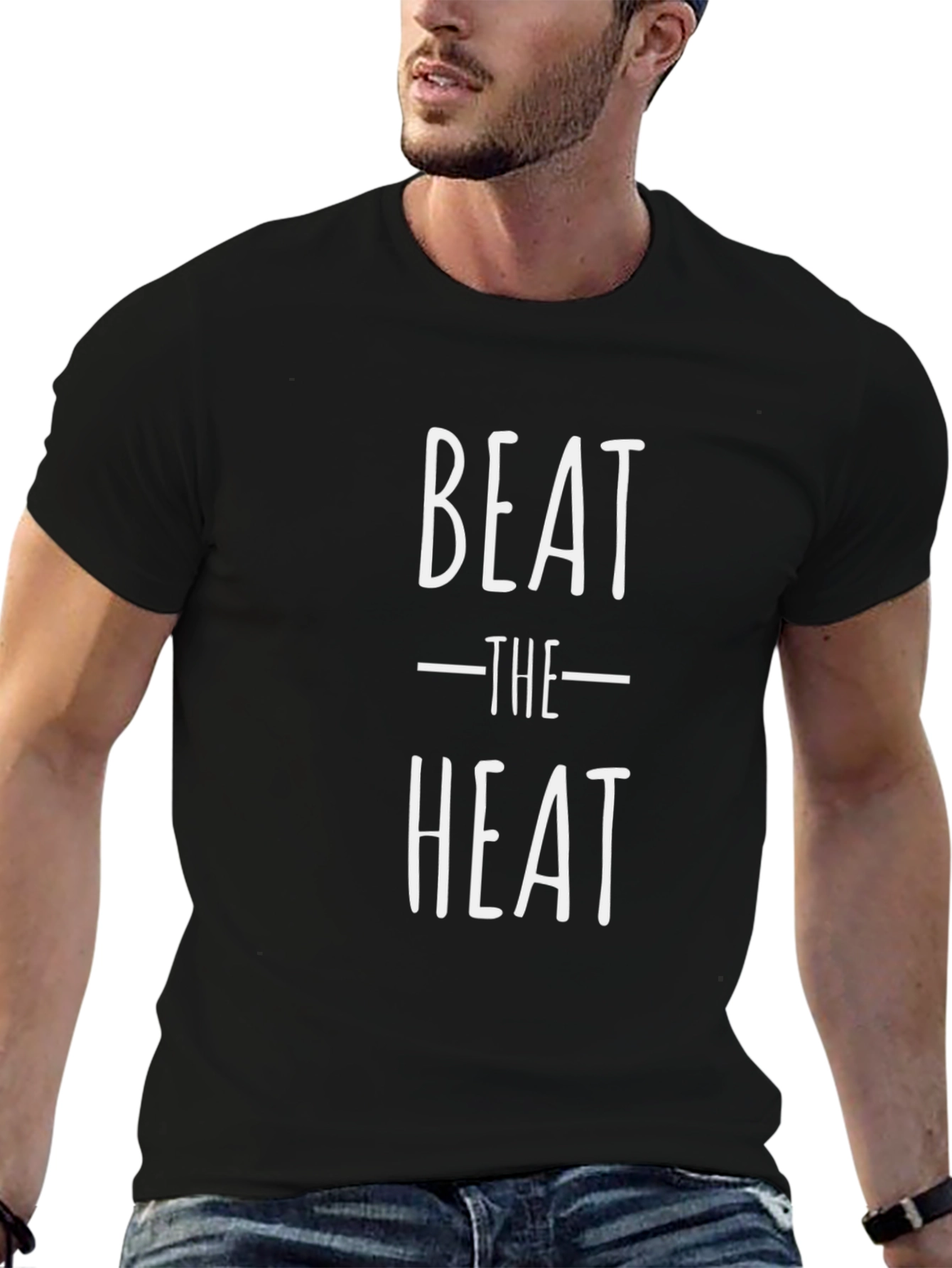 Beat The Heat Graphic Tee - Mens Casual T-Shirt