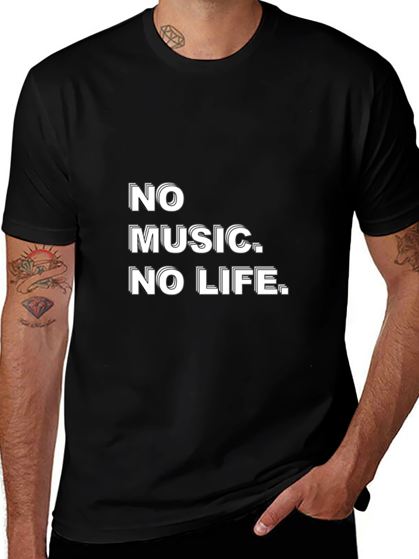No Music No Life Graphic Tee