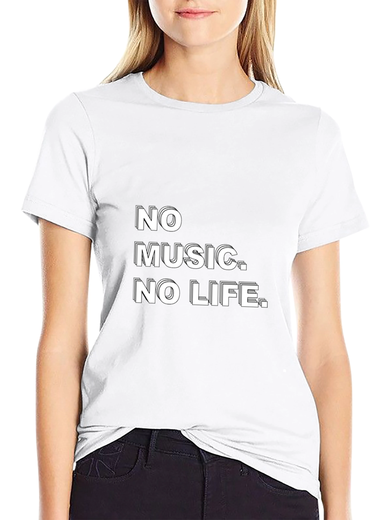 No Music No Life Graphic Tee