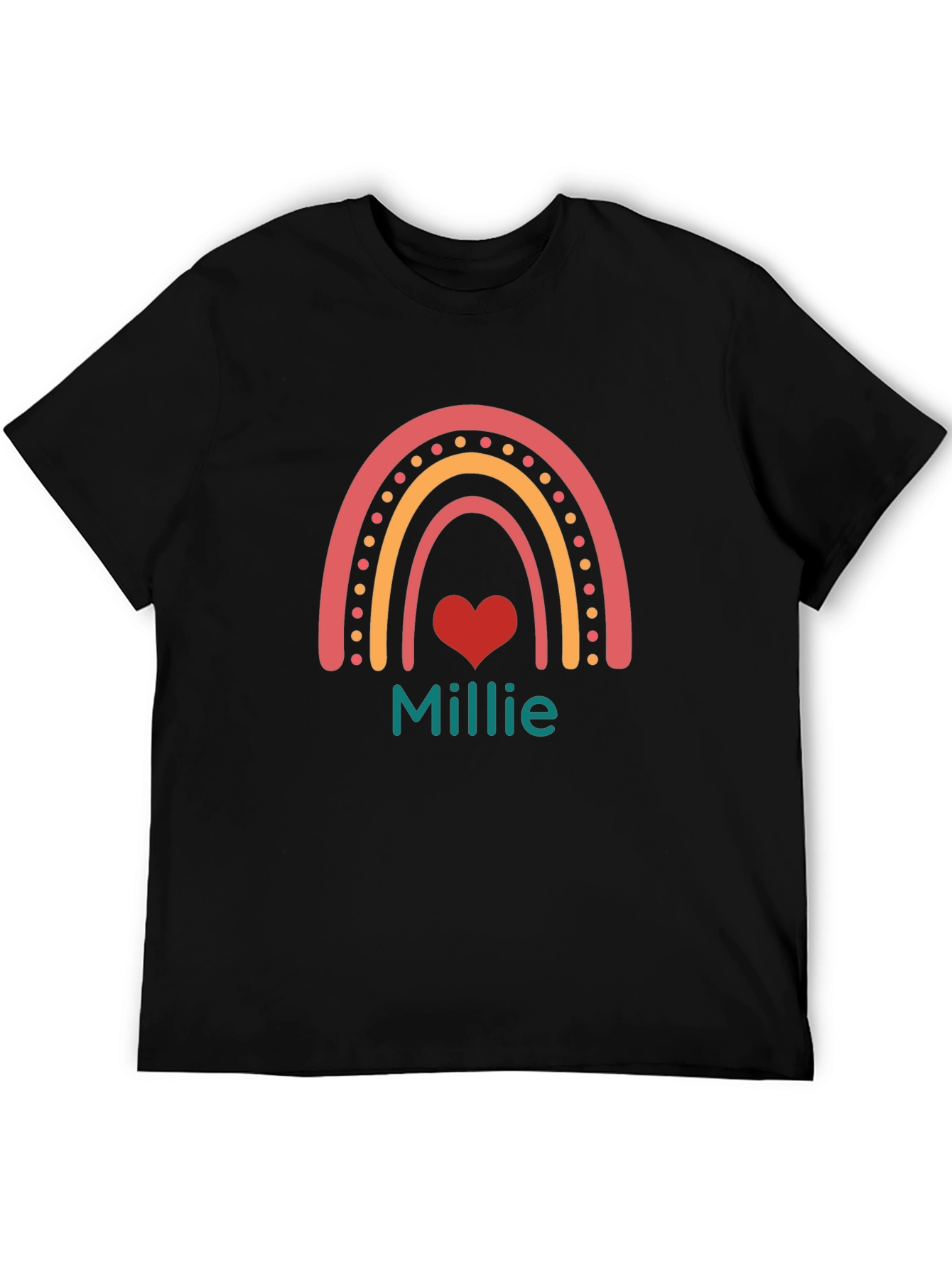 Millie Rainbow Heart T-Shirt
