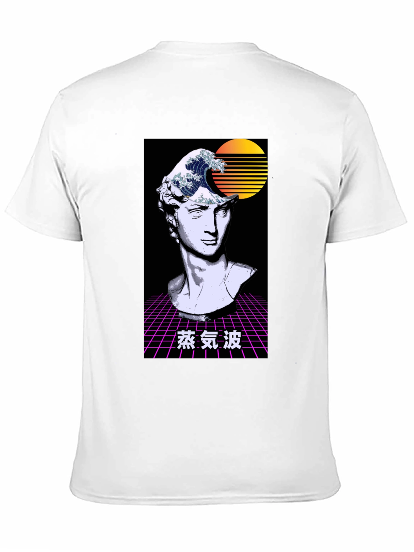 Vaporwave Statue Graphic T-Shirt