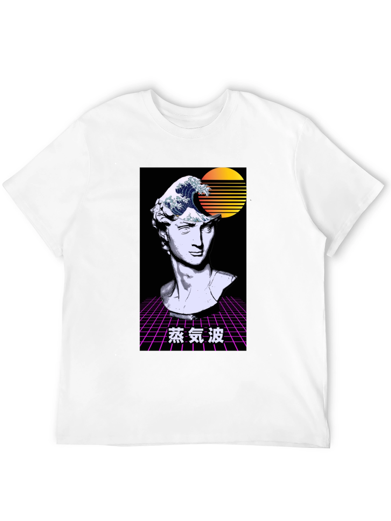 Vaporwave Statue Graphic T-Shirt