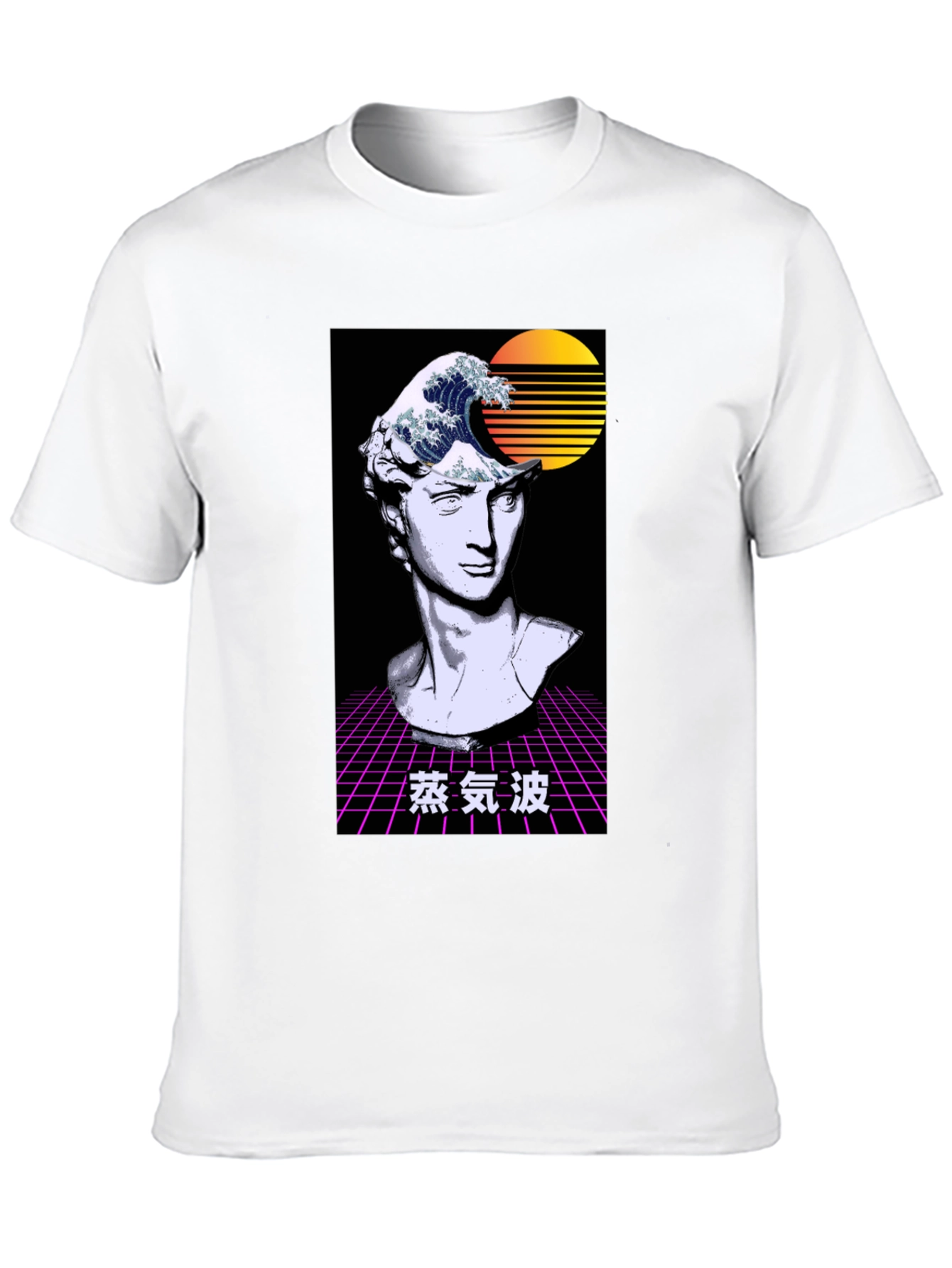 Vaporwave Statue Graphic T-Shirt